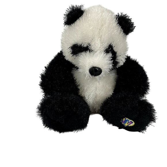 Webkinz Sitting Panda Fuzzy Ganz - Picture 1 of 9